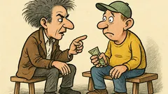 Banc: Un geniu mândru și un idiot