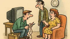 Banc: Electronistul o întreabă pe clientă