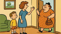 Banc: Mama către copil – Tanti Aglaia pleacă