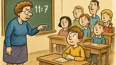 Banc: Bulă la ora de matematică...