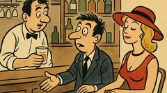 Banc: Intră un tip în bar...