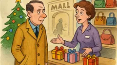 Banc: Un tip, la cumpărături în mall