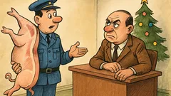 Banc: Un poliţist se duce la secţie