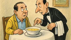 Banc: Un tip la restaurant cheamă chelnerul