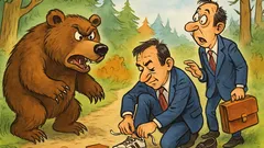 Banc: Doi avocați se plimbă prin pădure...