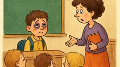 Banc: Într-o zi, Bulă vine la școală