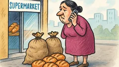 Banc: Mă sună soacră-mea din supermarket...