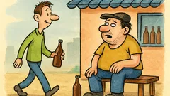 Banc: Bă, când vii, ia și mie suc