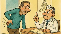 Banc: Domnule doctor, mă doare rău spatele