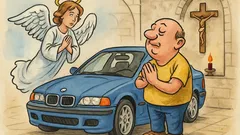 Banc: Îngerașul meu, ce mi-ai dat BMW-ul