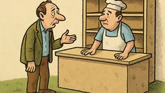 Banc: Logica românului: Aveți pâine? Nu. Deloc?