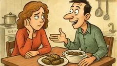 Banc: Un cuplu de îndrăgostiți stă de vorbă