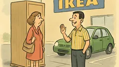 Banc: O doamnă la Ikea întreabă vânzătorul