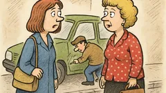 Banc: Două prietene stau de vorbă despre zgârieturi