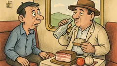 Banc: Într-un tren, un oltean și-un ardelean