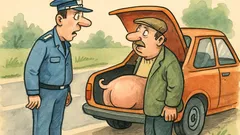 Banc: Bulă se întoarce de la țară