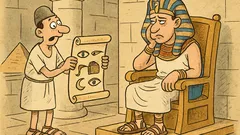 Banc: Mărite Ramses, vine poștașul...