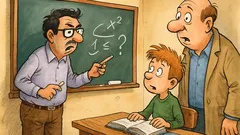 Banc: Tati, azi proful de mate...