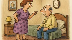 Banc: Soția îl compară cu foștii