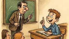 Banc: Profesorul, se dă propoziția: „Într-o bună zi...