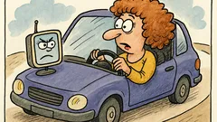 Banc: După două ore cu femeie la volan