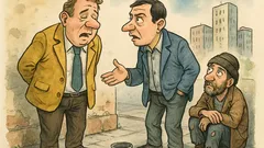 Banc: Optimistul și pesimistul discută despre criză